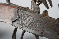 Archived Images\I_numbers\I501-I1000\I981.09.jpg; I981; pocket pistol by Henry Nock; pistol, pocket, flintlock